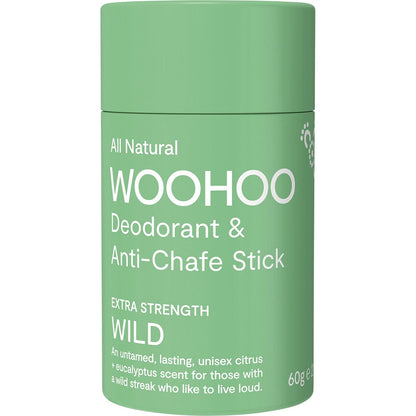Woohoo Body Deodorant Stick Wild Extra Strength(Anti-Chafe) 60g