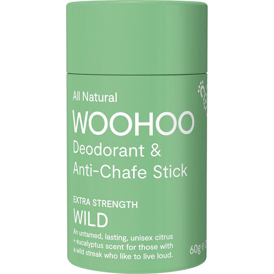 Woohoo Body Deodorant Stick Wild Extra Strength(Anti-Chafe) 60g