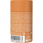 Back of Woohoo Tango Deodorant Stick with ingredients, directions for use, and product information.