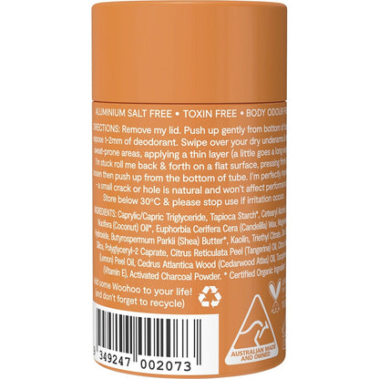 Woohoo Body Deodorant Stick Tango Sensitive Bicarb Free(Anti-Chafe) 60g