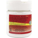 Side view of a 200g Nirvana Originals Xylitol refillable shaker bottle with a white and blue label.