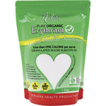 1.5kg pouch of Nirvana Organics Erythritol Pure Organic, a natural sugar substitute with zero calories.