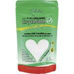 Nirvana Organics Erythritol Pure Organic 225g stand-up pouch featuring a green and white label.