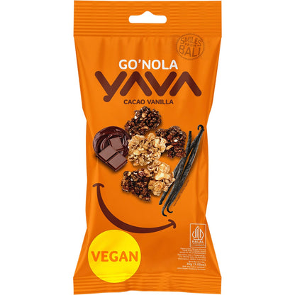 YAVA Go'Nola Cacao Vanilla 30g (Pack of 12)