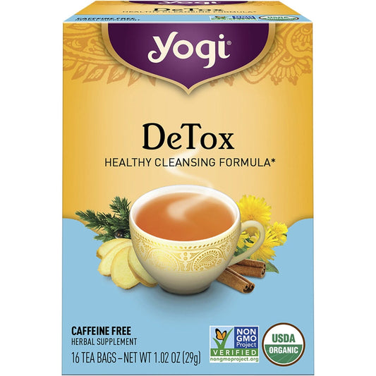 Yogi Tea Herbal Tea Bags DeTox 16 Pack