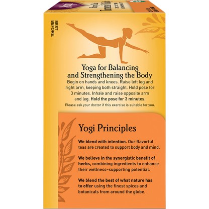 Yogi Tea Herbal Tea Bags Honey Chai Turmeric Vitality 16 Pack