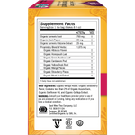 Side view of Yogi Sweet Strawberry Digestive Support tea box showing product benefits and a "Caffeine Free" label.