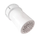 Single white Ecobud Gentoo replacement water filter cartridge on a white background.