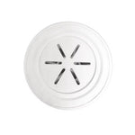 Single white Ecobud Gentoo replacement water filter cartridge on a white background.