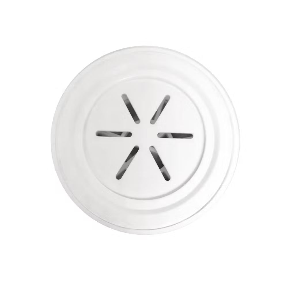 Single white Ecobud Gentoo replacement water filter cartridge on a white background.