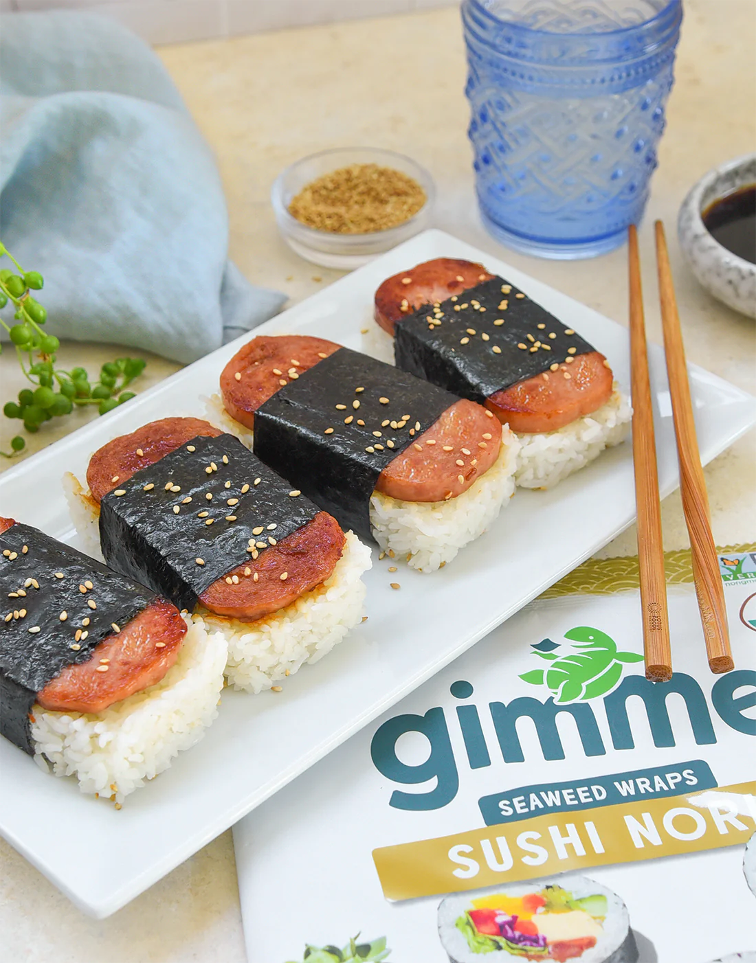 GIMME Roasted Seaweed Sushi Nori 9 Sheets 23g