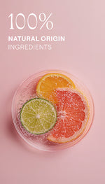 List of ingredients for Weleda Happiness Grapefruit Shower Gel on a clean white background.