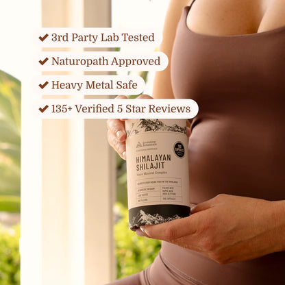 Evolution Botanicals Himalayan Shilajit Trace Mineral Complex 120 Caps