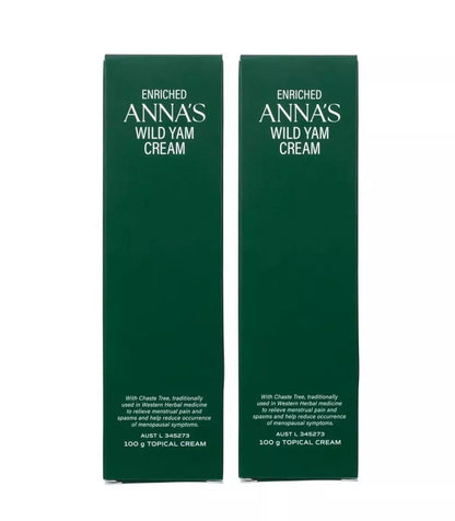 2 x Anna's Wild Yam Cream (Her) 100g